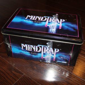 3/$77- sealed MINDTRAP Classic Edition metal tin party trivia puzzle brainteaser